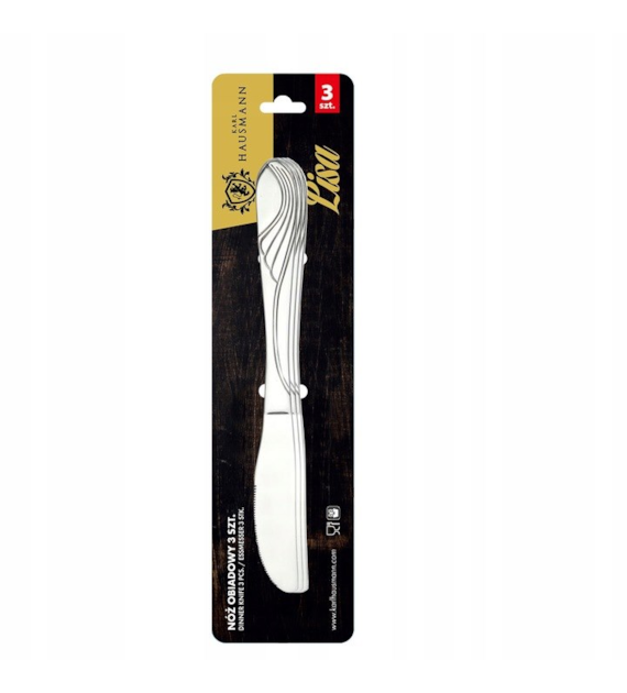 KPL.NOŻY OBIADOWYCH 3SZT. LISA