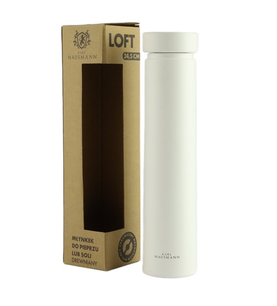 MŁYNEK DO SOLI I PIEPRZ DREW. BIAŁY LOFT MGT-10-B
