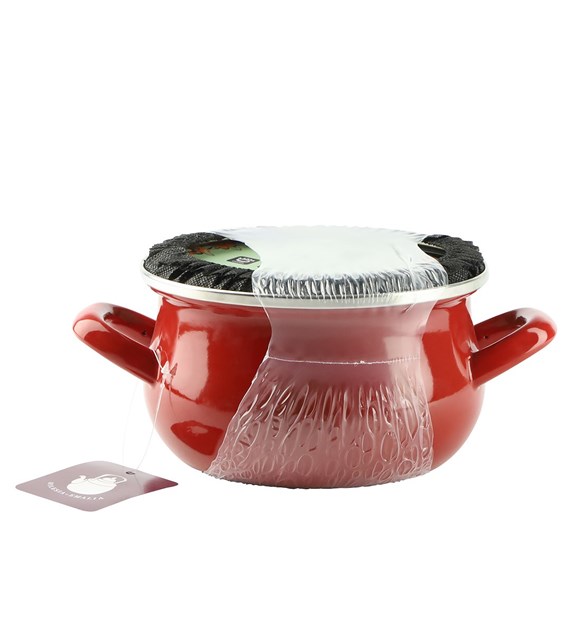 GARNEK EMALIOWANY CZERW HELENA 1,9L 16CM ZX16