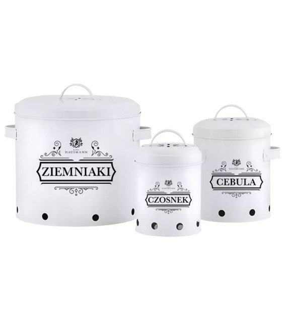 KPL.3 POJEMNIKÓW DO PRZECHOWYWANIA BIAŁY K/HAUS