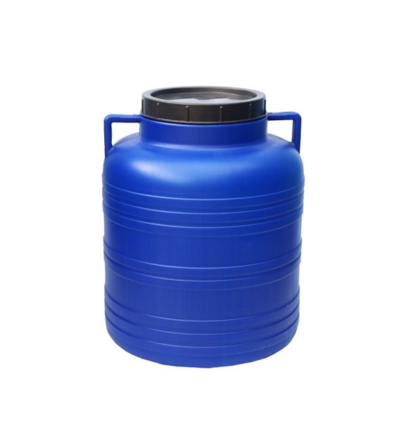 BECZKA 60L Z USZAMI NISKA  ZAKRĘCANA