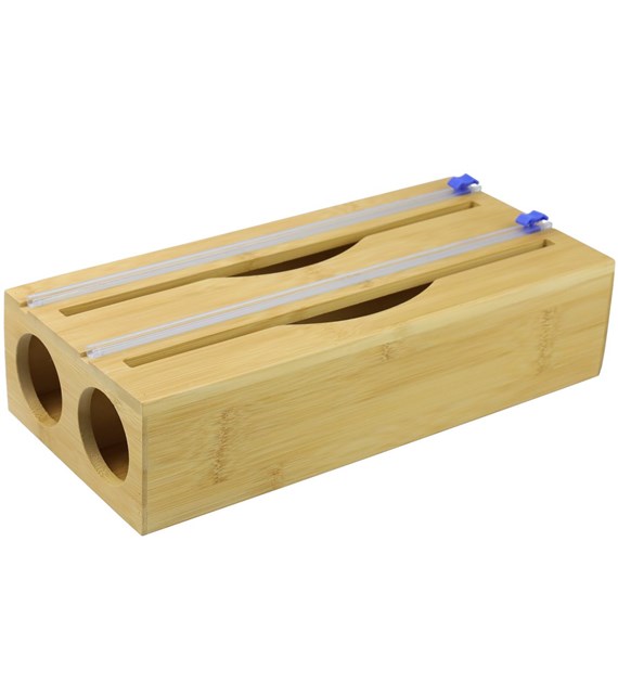 BAMBUSOWY DOZOWNIK FOLII 32x14,5x8CM 23KB-1117