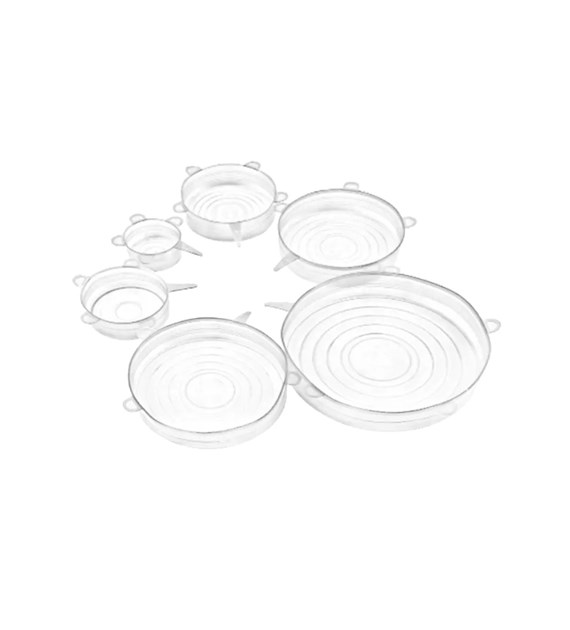 KPL.POKRYWEK SILIKONOWYCH 6SZT 21SE-001