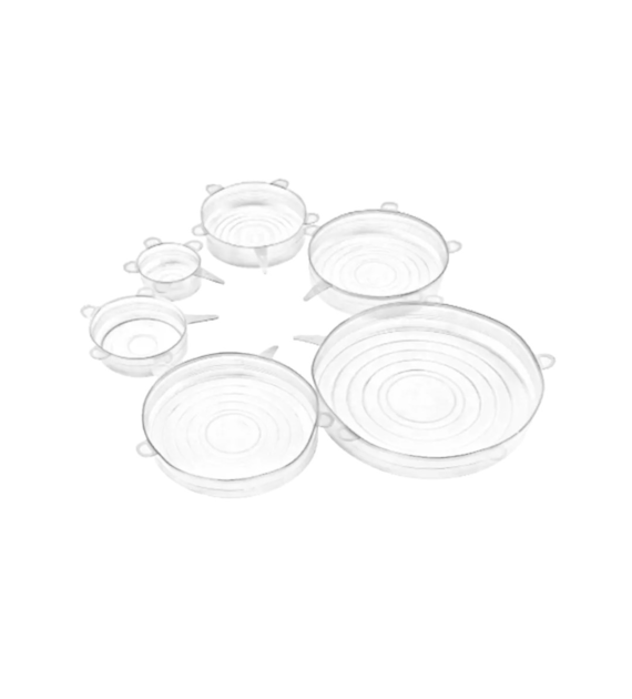 KPL.POKRYWEK SILIKONOWYCH 6SZT 21SE-001