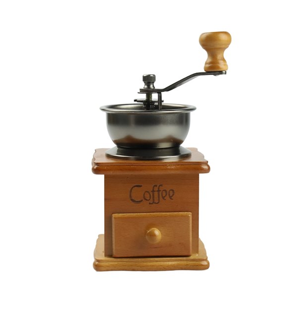 RĘCZNY MŁYNEK DO KAWY DREWNIANY 23KB-175