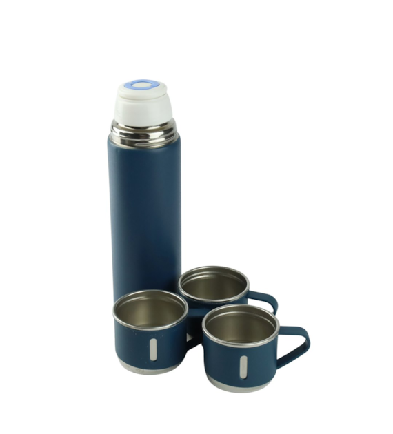 KPL.TERMOS NIERDZEWNY 500ML Z 3 KUBKAMI 23KC-139-1