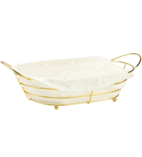 KOSZYK NA PIECZYWO CHLEB BIAŁY ZŁOTO 23KC-256