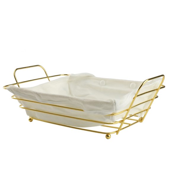 KOSZYK NA PIECZYWO CHLEB BIAŁY ZŁOTO 23KC-257