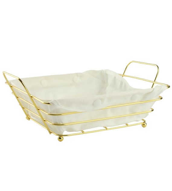 KOSZYK NA PIECZYWO CHLEB BIAŁY ZŁOTO 23KC-258