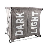 KOSZ NA PRANIE 2 KOMORY 59x38x57CM 24F19HA-001