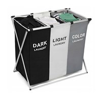 KOSZ NA PRANIE 3 KOMORY 63x38x57CM 24F19HA-002