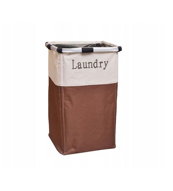 KOSZ NA PRANIE 2 KOMORY 62x32x53CM 24F19HA-004