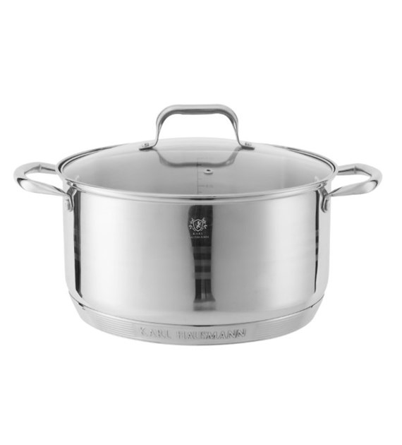 GARNEK STALOWY ATLAS 24CM 6,1L KHA592