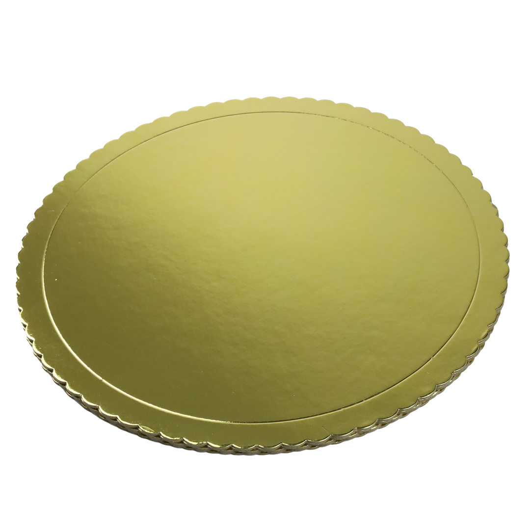 KPL 5SZT PODKŁAD TORT OWAL. ZŁ. 20CM 23KA-230-1G