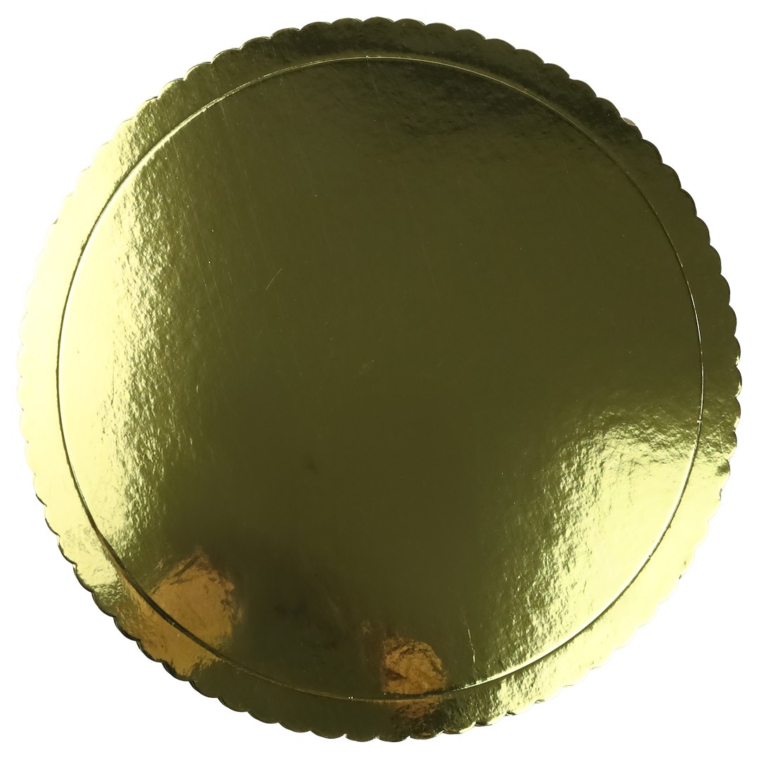 KPL 5SZT PODKŁAD TORT OWAL. ZŁ. 25CM 23KA-230-2G