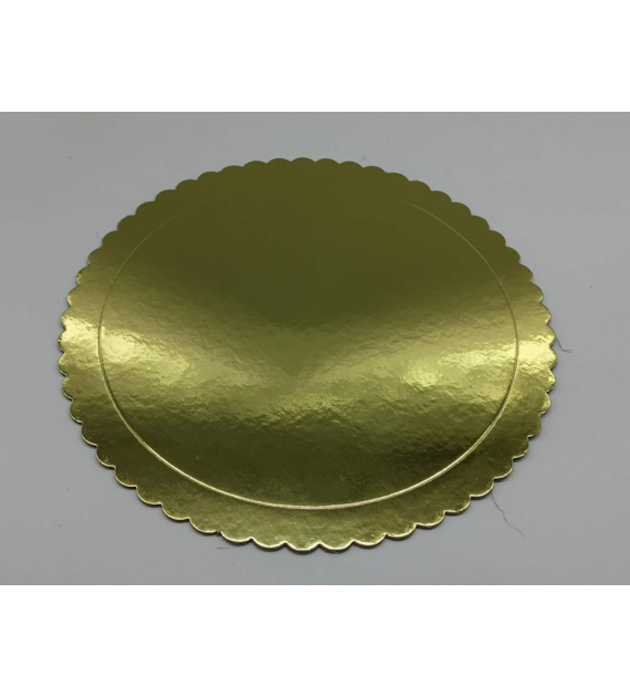 KPL 5SZT PODKŁAD TORT OWAL. ZŁ. 40CM 23KA-230-5G