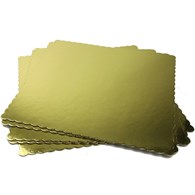 KPL 5SZT PODKŁAD TORT KWADRA. ZŁ. 35CM 23KA-231-2G