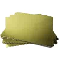 KPL 5SZT PODKŁAD TORT KWADRA. ZŁ. 35CM 23KA-231-2G