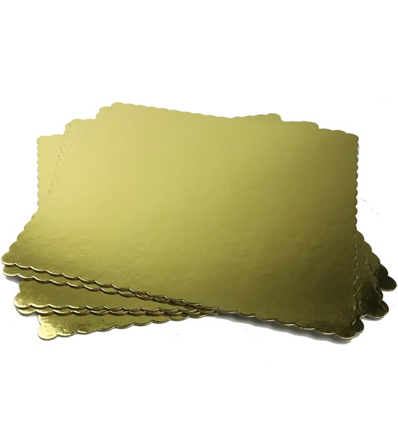 KPL 5SZT PODKŁAD TORT KWADRA. ZŁ. 35CM 23KA-231-2G