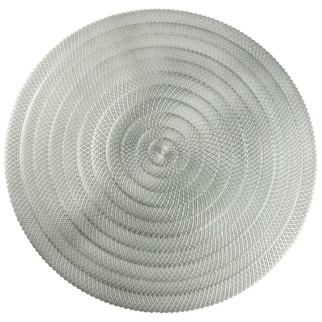 MATA STOŁOWA OKRĄGŁA ZŁOTA 38CM 23KA-1072