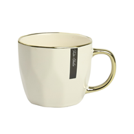 KUBEK PORCELANOWY 400ML ZŁOTY/KREMOWY PL24003B