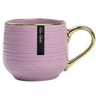 KUBEK PORCELANOWY 400ML ZŁOTY/FIOLETOWY PL24007F