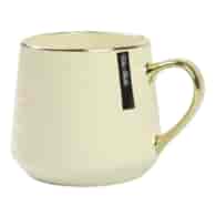 KUBEK PORCELANOWY 570ML ZŁOTY/BĘŻOWY PL24011B