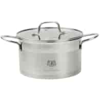 GARNEK STALOWY 18/10 TYTAN 20CM TYT20