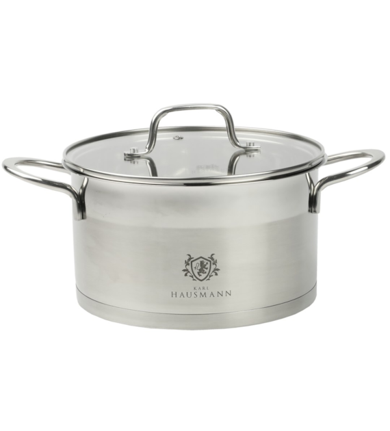 GARNEK STALOWY 18/10 TYTAN 20CM TYT20