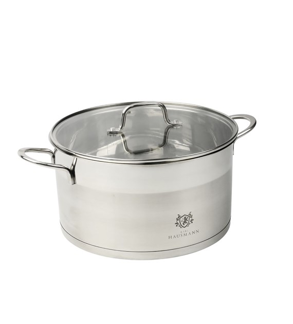 GARNEK STALOWY 18/10 TYTAN 26CM TYT26