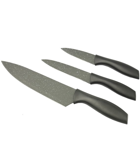 KPL 3 NOŻY KUCHENNYCH 9.5, 13,20.5CM KH654