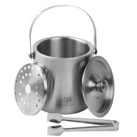 WIADERKO DO LODU ZE SZCZYPCAMI 1,3L STALOWE KH657