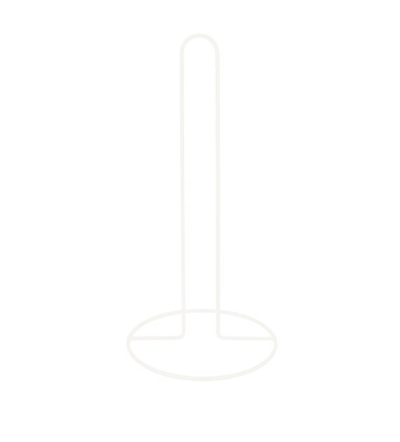 STOJAK NA RĘCZNIK PAPIEROWY 30CM BIAŁY KH661