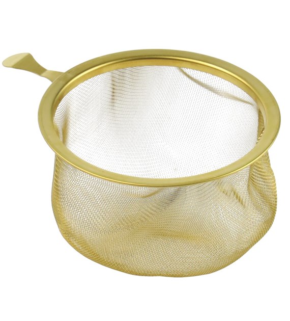 SITKO DO HERBATY ZŁOTE 8CM SILE5