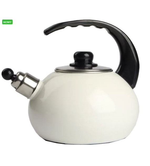 CZAJNIK EMALIOWANY ECRU 2,5L FLORIAN FT6