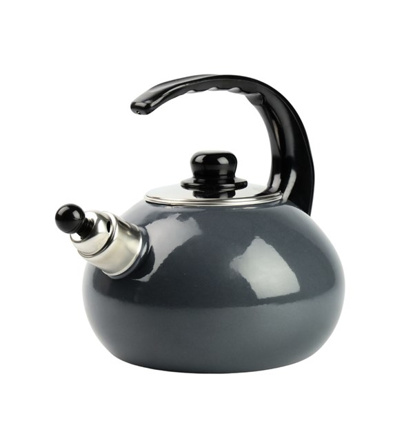 CZAJNIK EMALIOWANY GRAFITOWY 2,5L FLORIAN FT6