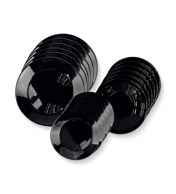 KPL.OBIADOWY 18PCS SONIA CZARNY