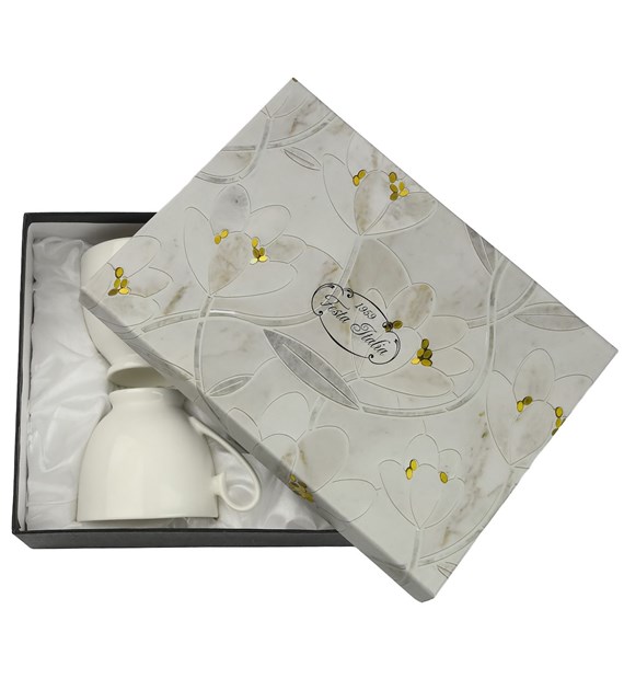 KPL.2 FILIŻANEK ZE SPODKIEM 220ML LUCIA