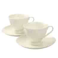 KPL.2 FILIŻANEK ZE SPODKIEM 220ML NICOLETTA