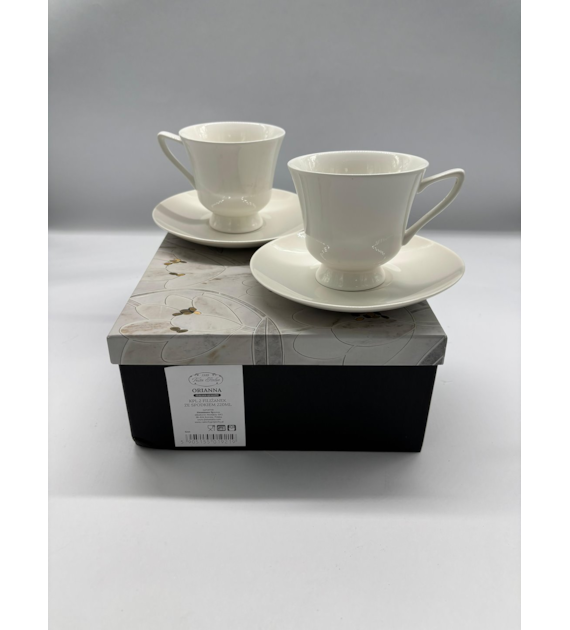 KPL.2 FILIŻANEK ZE SPODKIEM 220ML ORIANNA