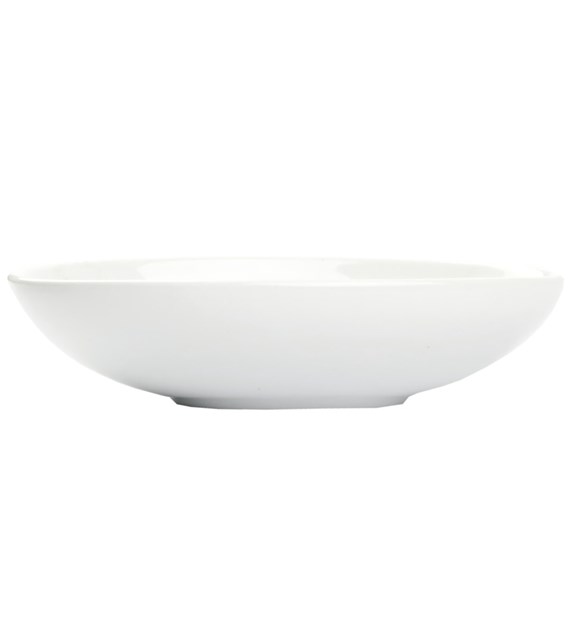 SALATERKA OWALNA PORCENALOWA BIAŁA 16CM ZD10148