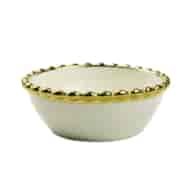 SALATERKA PORCELANOWA 14CM  ZŁOTA PERŁA ZD9619