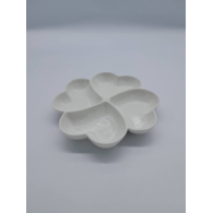 PÓŁMISEK CZTERODZIELNY PORCELANOWY 20CM ZD20201