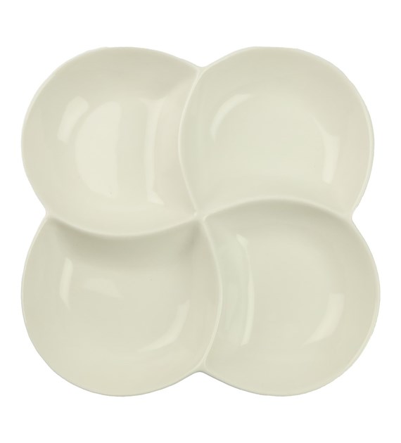 PÓŁMISEK OKRĄGŁY CZTERODZIELNY 21CM ZD9761-8