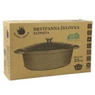 BRYTFANNA ŻELIWNA 33CM ELŻBIETA SE05