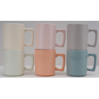 KUBEK PORCELANOWY 350ML PASTELE F049