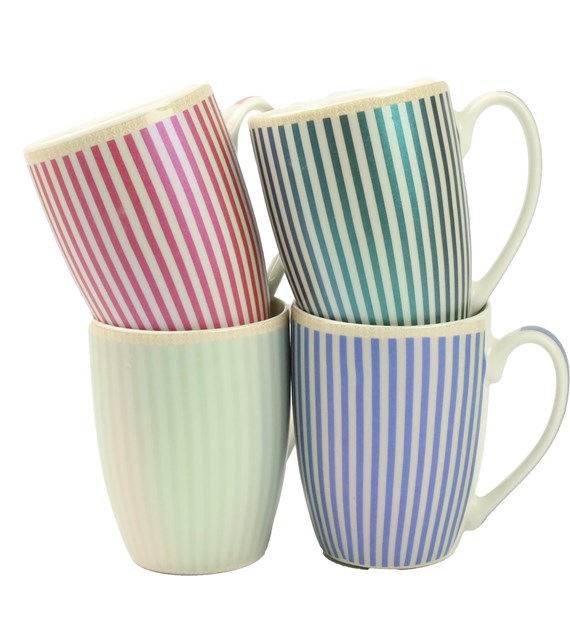 KUBEK PORCELANOWY 350ML PASKI PION F048