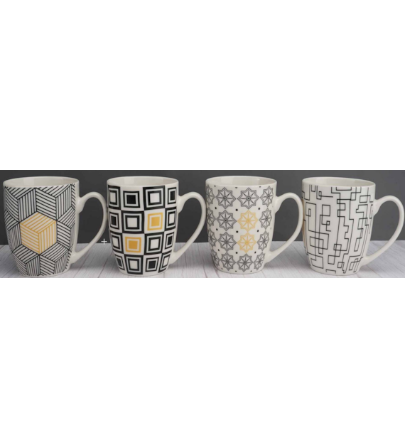 KUBEK PORCELANOWY 350ML WZORY-2 F037