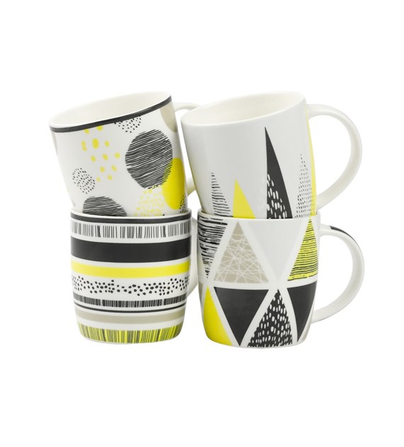 KUBEK PORCELANOWY 350ML MOZAIKA F034