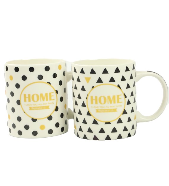 KUBEK PORCELANOWY 350ML HOME F027